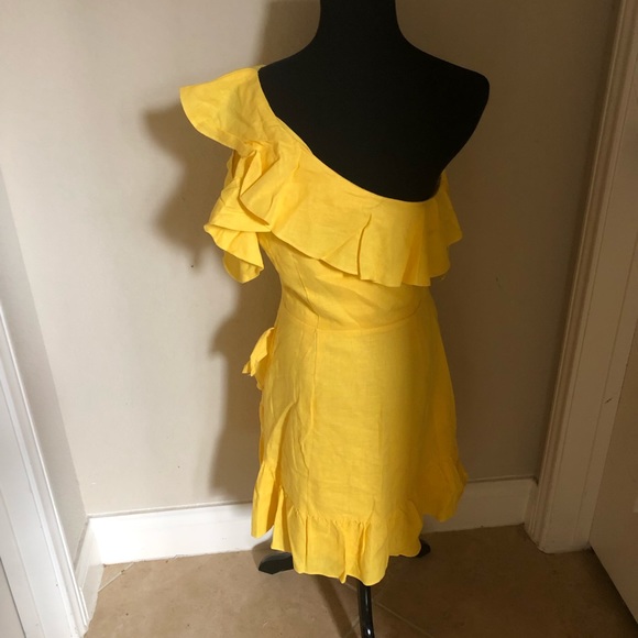 COPY - Sunshine one arm ruffle dress - Picture 4 of 5